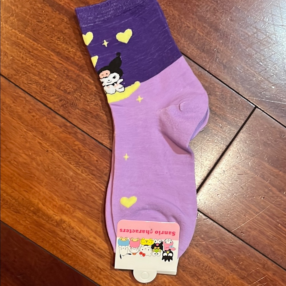 Sanrio Character Kuromi  Purple Socks NWT